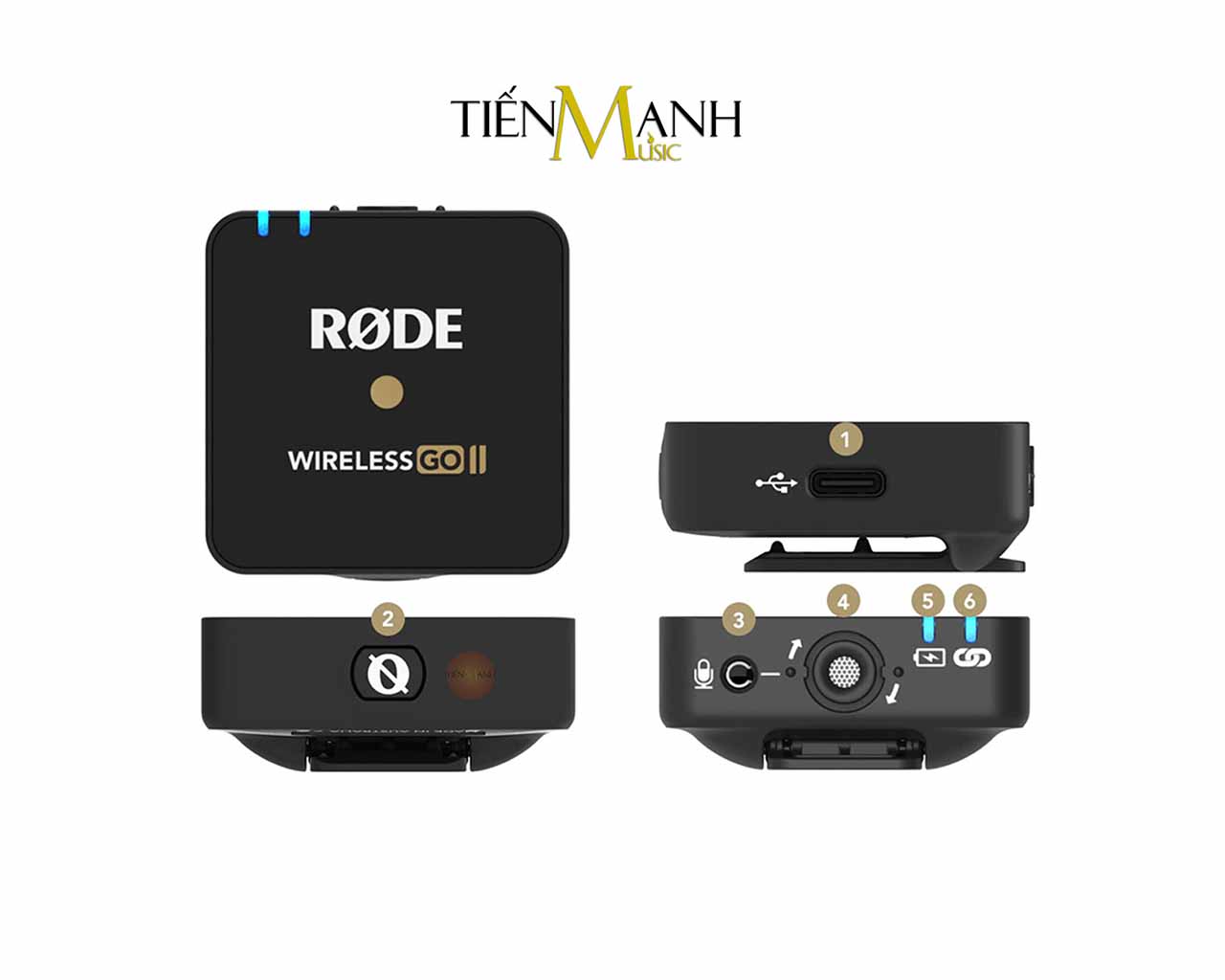 [ NGỪNG KINH DOANH ] Micro Không Dây Rode Wireless Go 2 (Bộ 2 Phát 1 ...