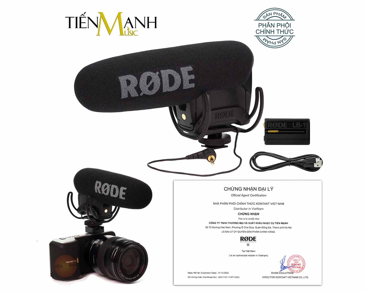 Microphone Rode VideoMIC Pro Plus Tiến Mạnh Audio