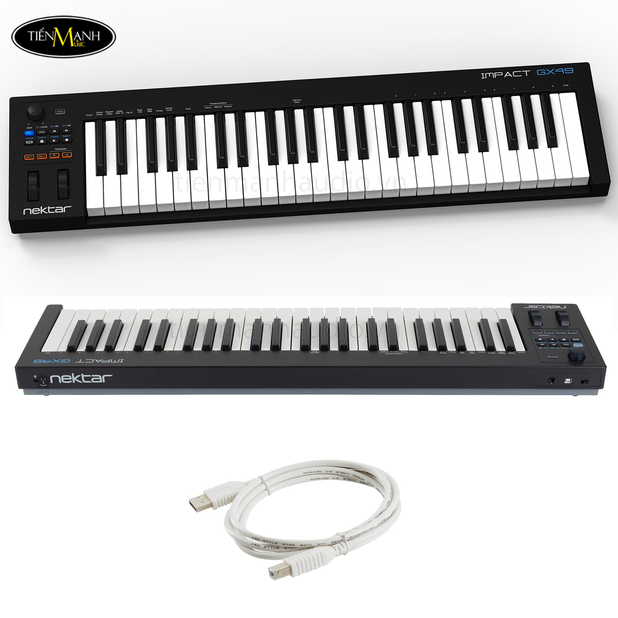Midi Controller Nektar Technology Impact GX49 Keyboard Tiến Mạnh Audio