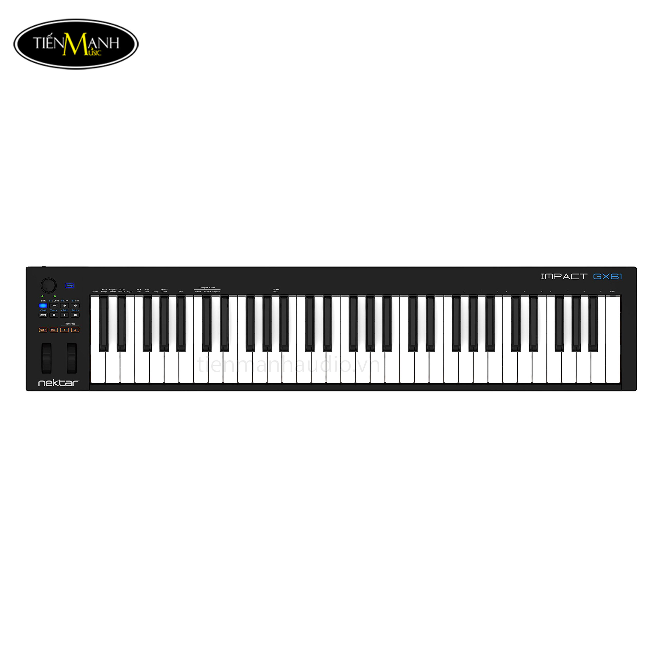 Midi Controller Nektar Technology Impact GX61 Keyboard Tiến Mạnh Audio