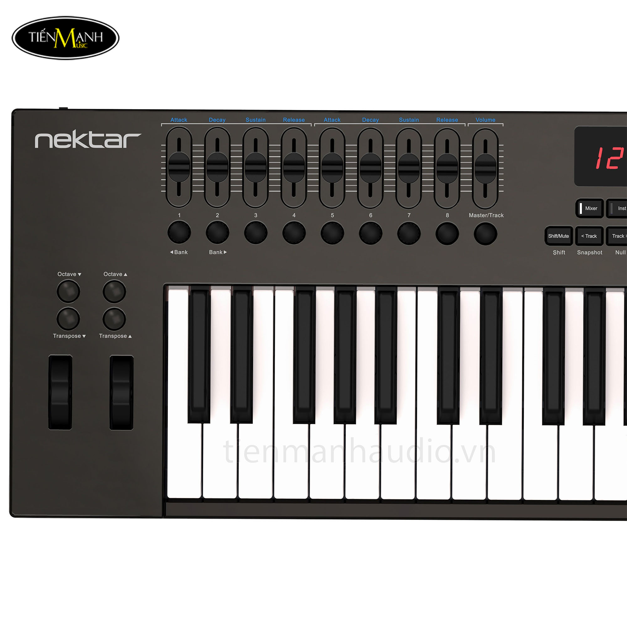 Midi Controller Nektar Technology Impact LX49+ Keyboard tienmanhaudio