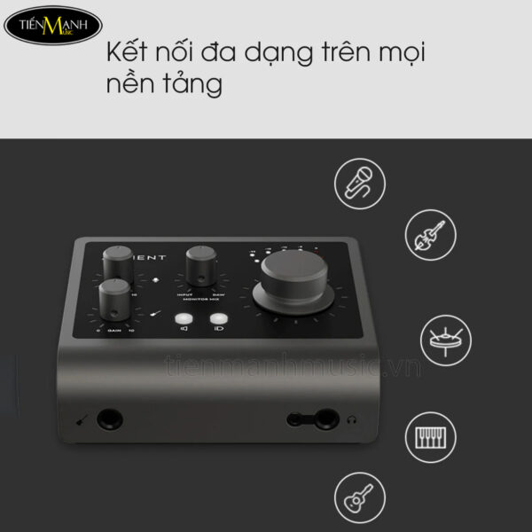 Soundcard Audient iD4 MK2 Sound Card Bộ Thu Âm Thanh và Livestream