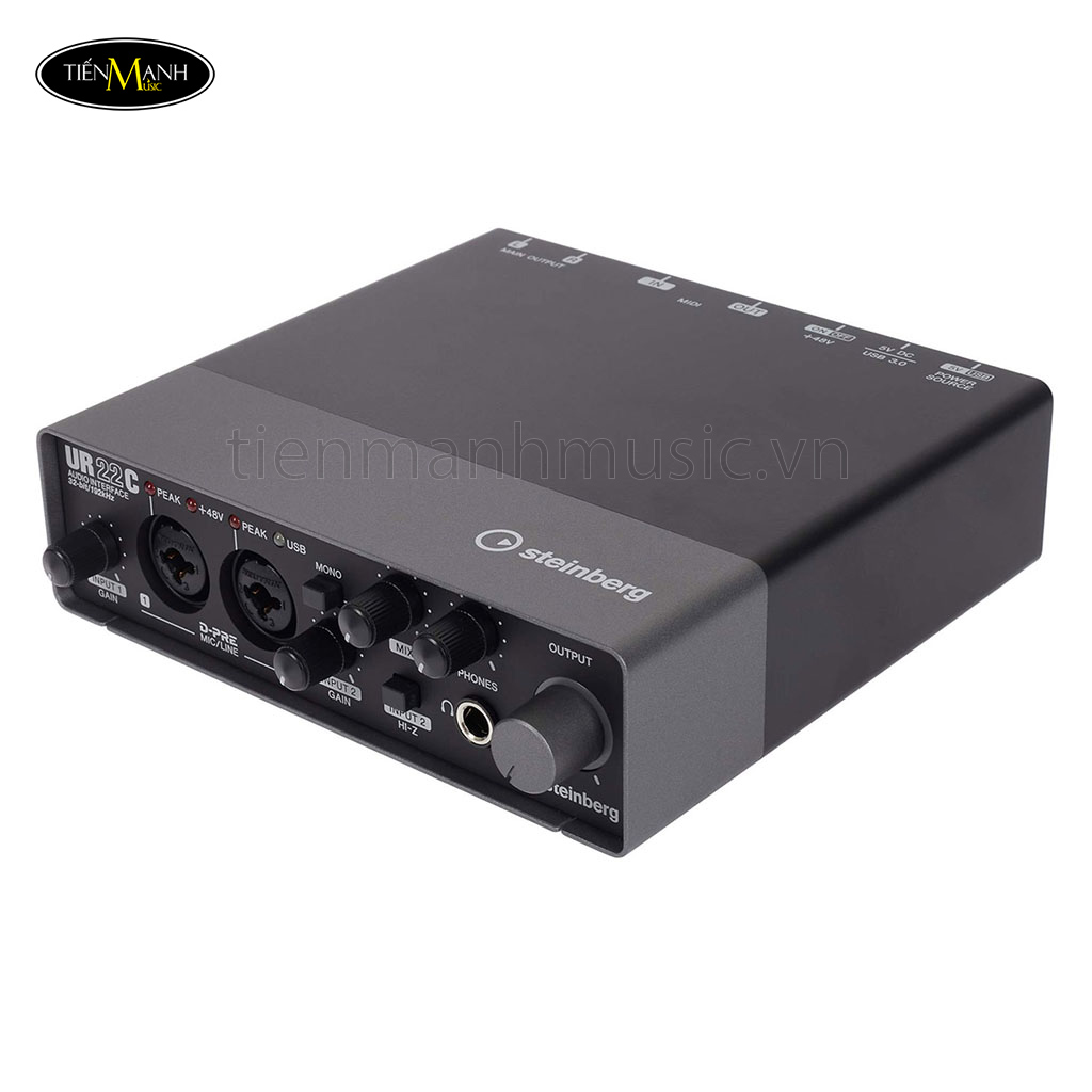 Soundcard Steinberg UR22C Audio Interface Tiến Mạnh Audio