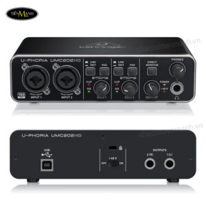 soundcard-behringer-u-phoria-umc202hd-audio-interface